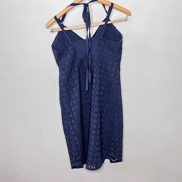 Navy Blue Athleta‎ Eyelet Sundress- Size XS - Picture 4 of 5